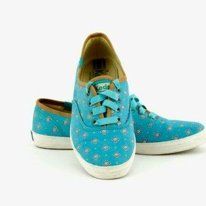 Keds Shoes Women’s Blue Geometric Pattern - Size 7
